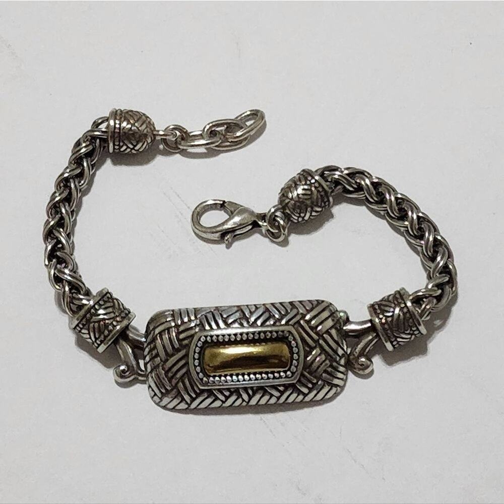 Brighton vintage retired mixed metals bracelet‎